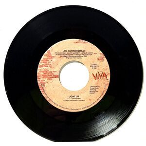J.C. Cunningham ‎45 Light Up / The Greatest Love on Viva VG+ Country